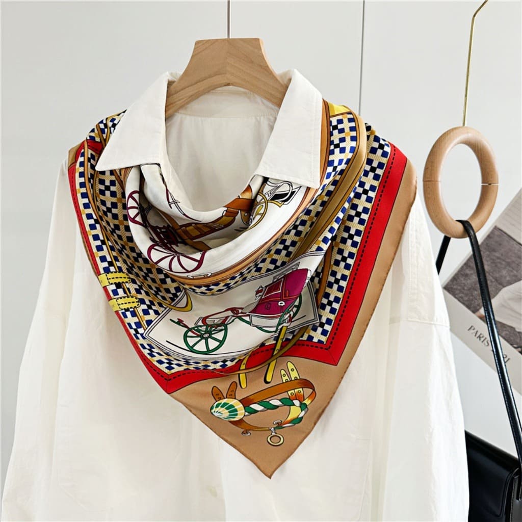 MaraSilk Pure Mulberry Silk Scarf - Square Twill MS304