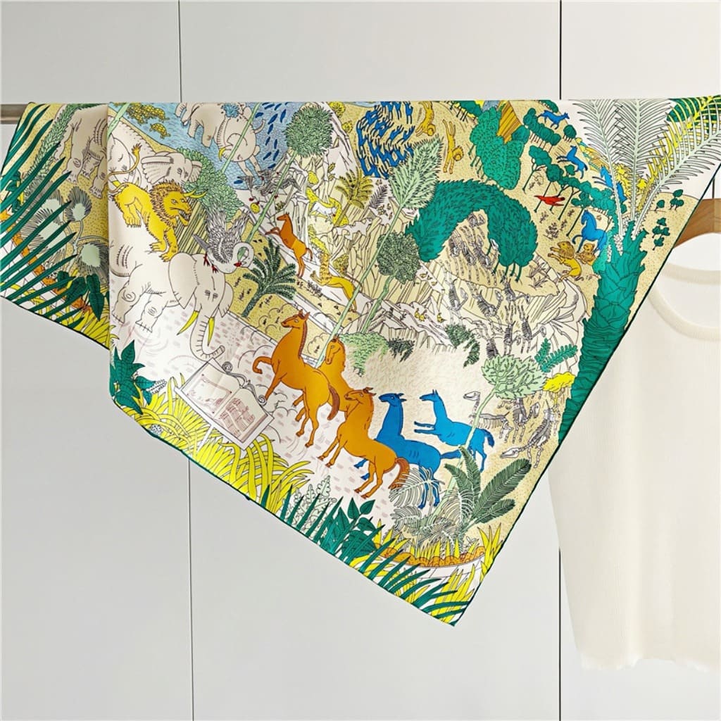 MaraSilk Pure Mulberry Silk Scarf - Square Twill MS305