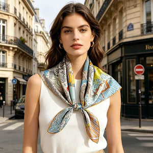 MaraSilk Pure Mulberry Silk Scarf - Square Twill MS305