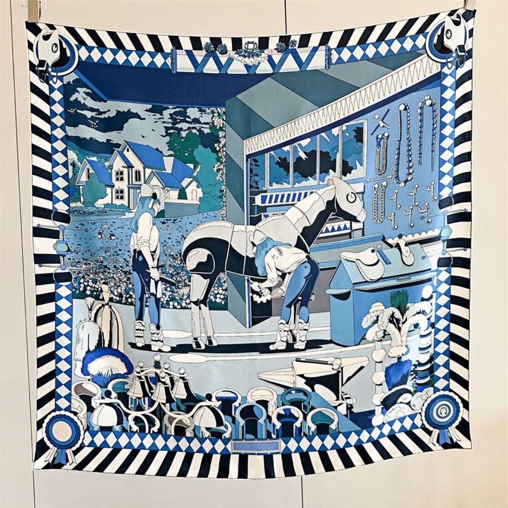 MaraSilk Pure Mulberry Silk Scarf - Square Twill MS306 34" x 34" MS30601