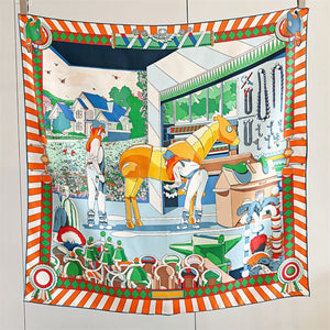 MaraSilk Pure Mulberry Silk Scarf - Square Twill MS306 34" x 34" MS30602