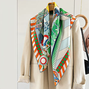 MaraSilk Pure Mulberry Silk Scarf - Square Twill MS306