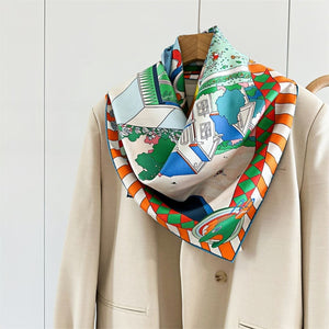 MaraSilk Pure Mulberry Silk Scarf - Square Twill MS306