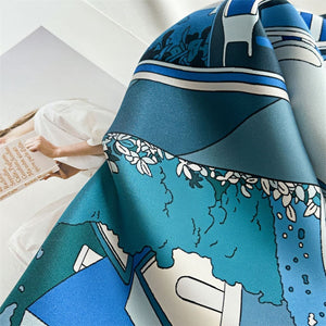 MaraSilk Pure Mulberry Silk Scarf - Square Twill MS306