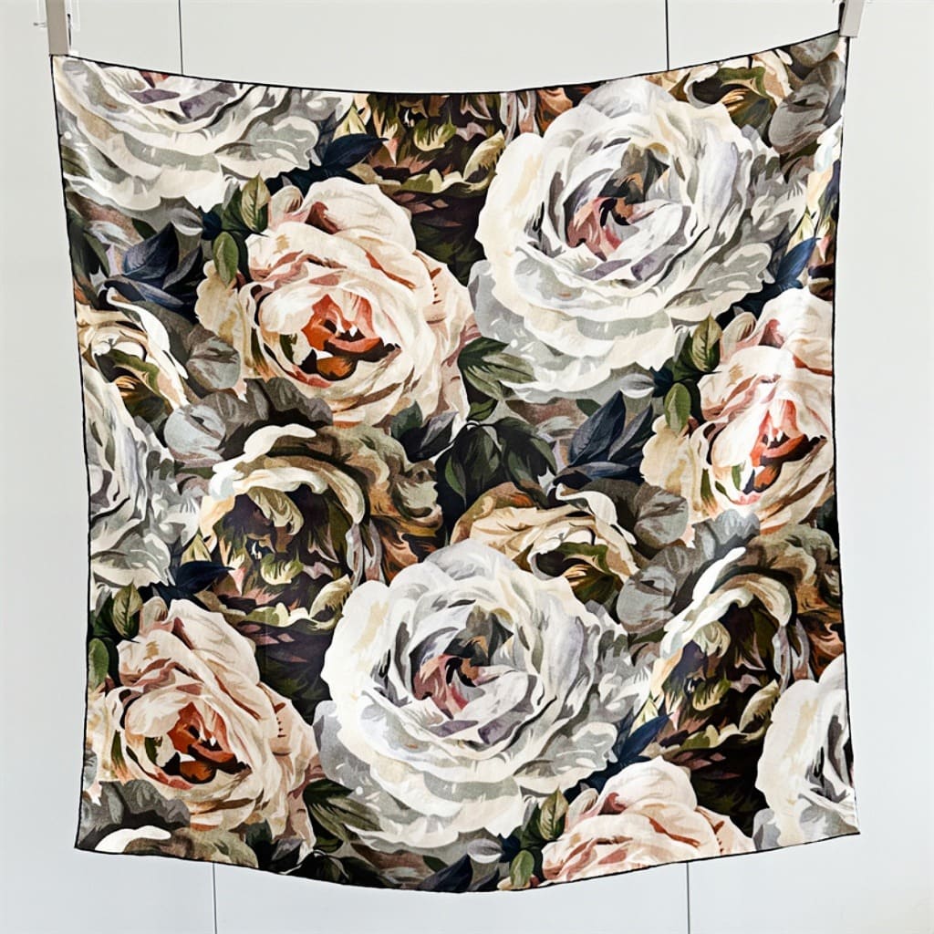 MaraSilk Pure Mulberry Silk Scarf - Square Twill MS307