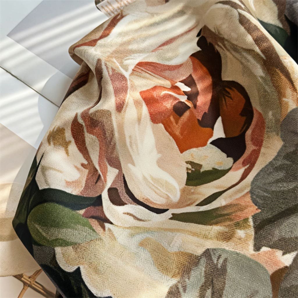 MaraSilk Pure Mulberry Silk Scarf - Square Twill MS307