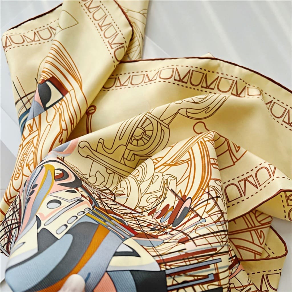 MaraSilk Pure Mulberry Silk Scarf - Square Twill MS308