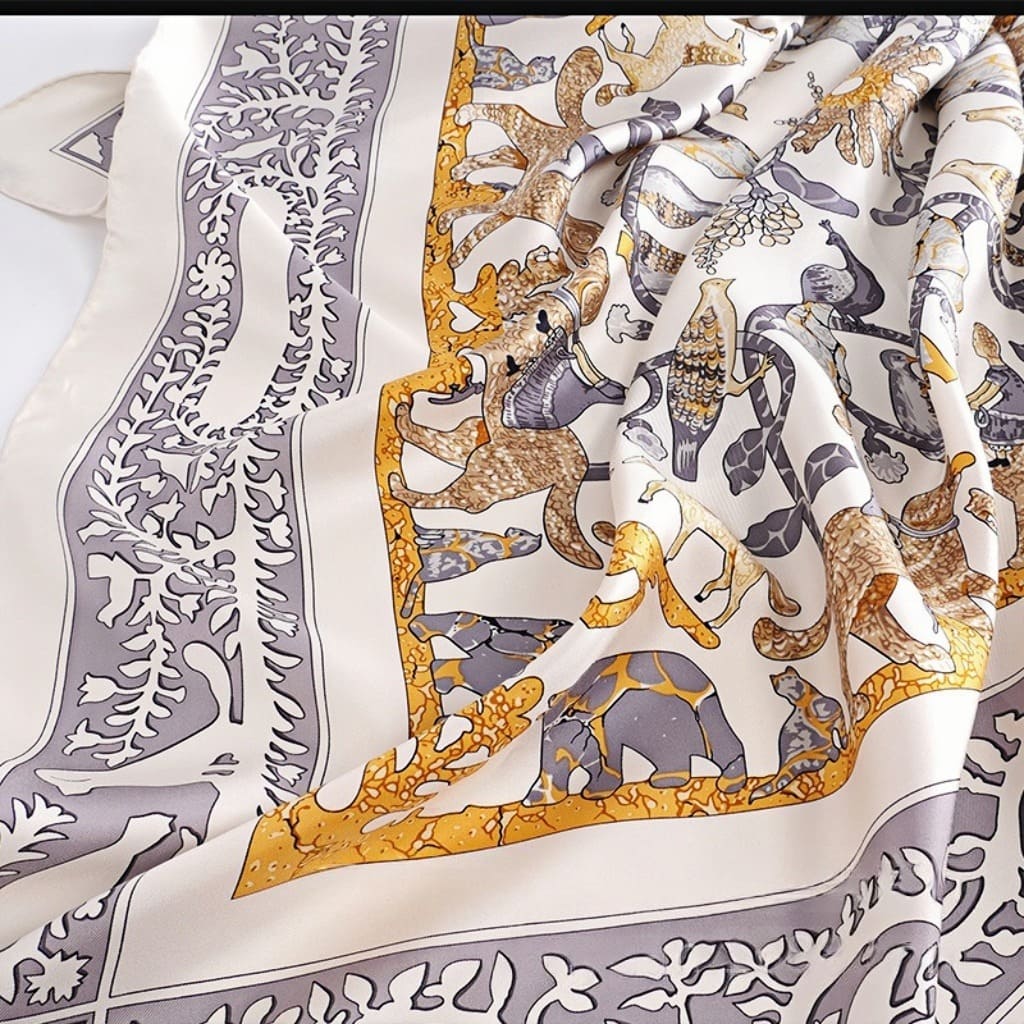 MaraSilk Pure Mulberry Silk Scarf - Square Twill MS309