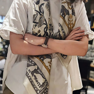 MaraSilk Pure Mulberry Silk Scarf - Square Twill MS309