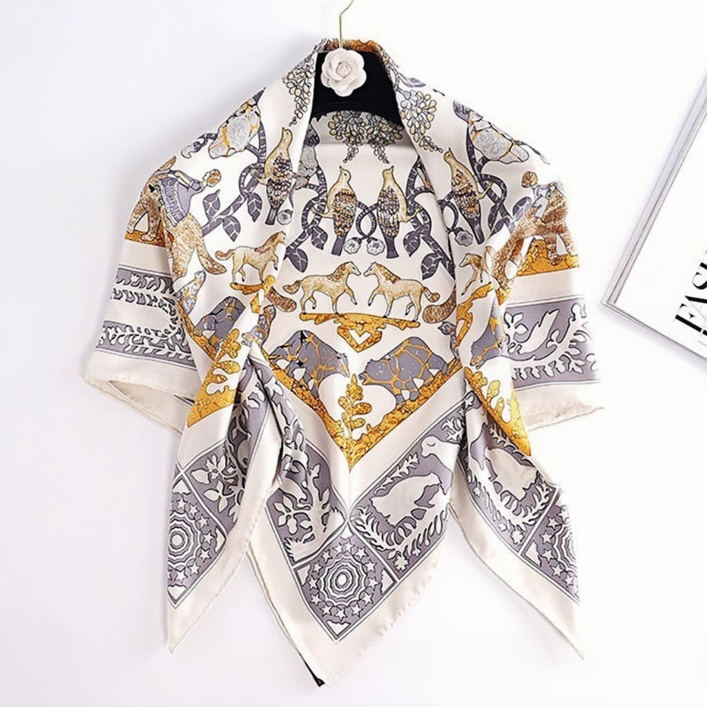 MaraSilk Pure Mulberry Silk Scarf - Square Twill MS309 34" x 34" MS30901