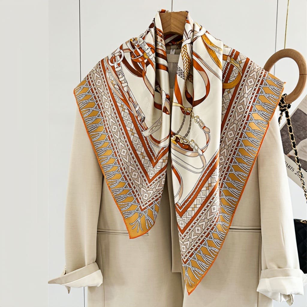 MaraSilk Pure Mulberry Silk Scarf - Square Twill MS310