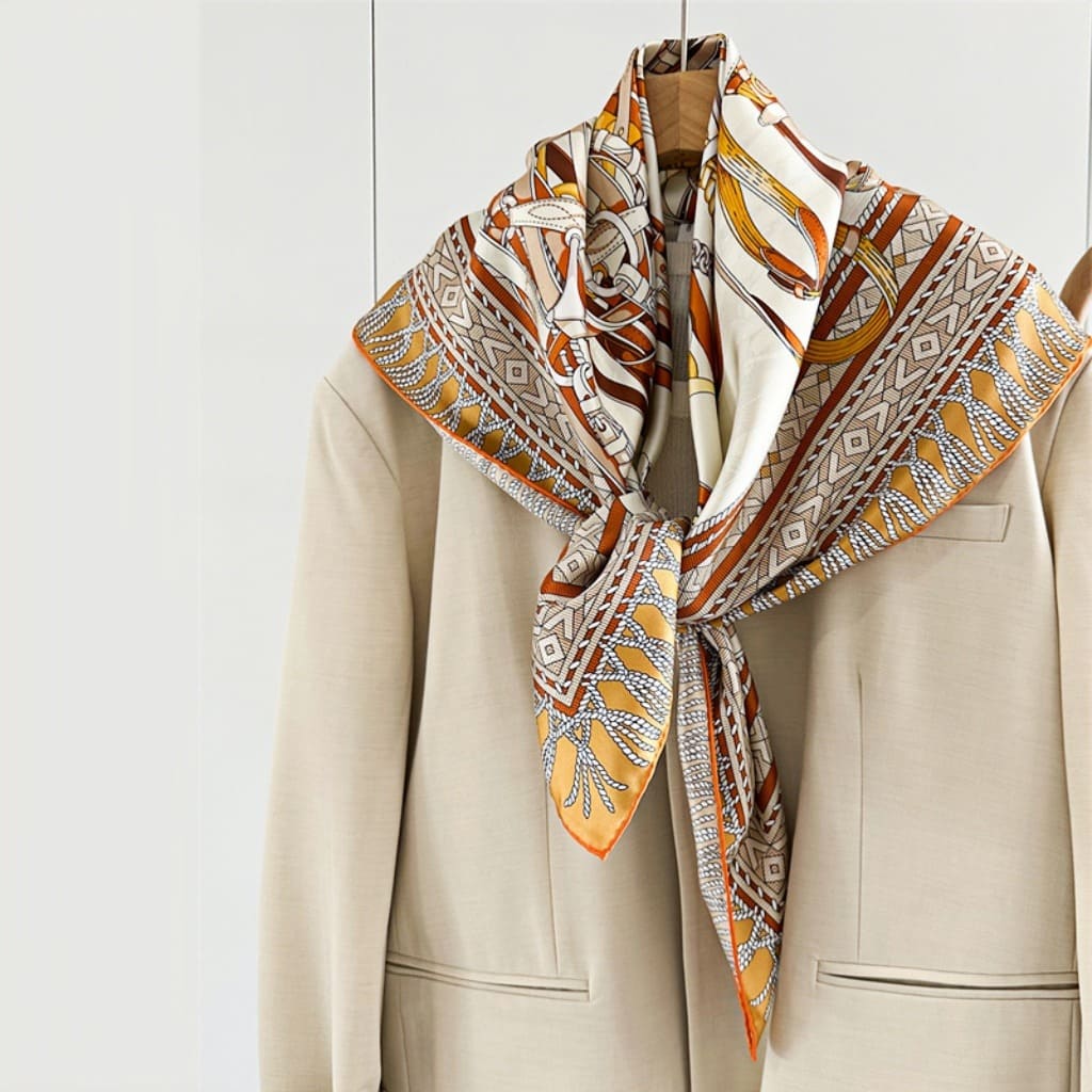 MaraSilk Pure Mulberry Silk Scarf - Square Twill MS310