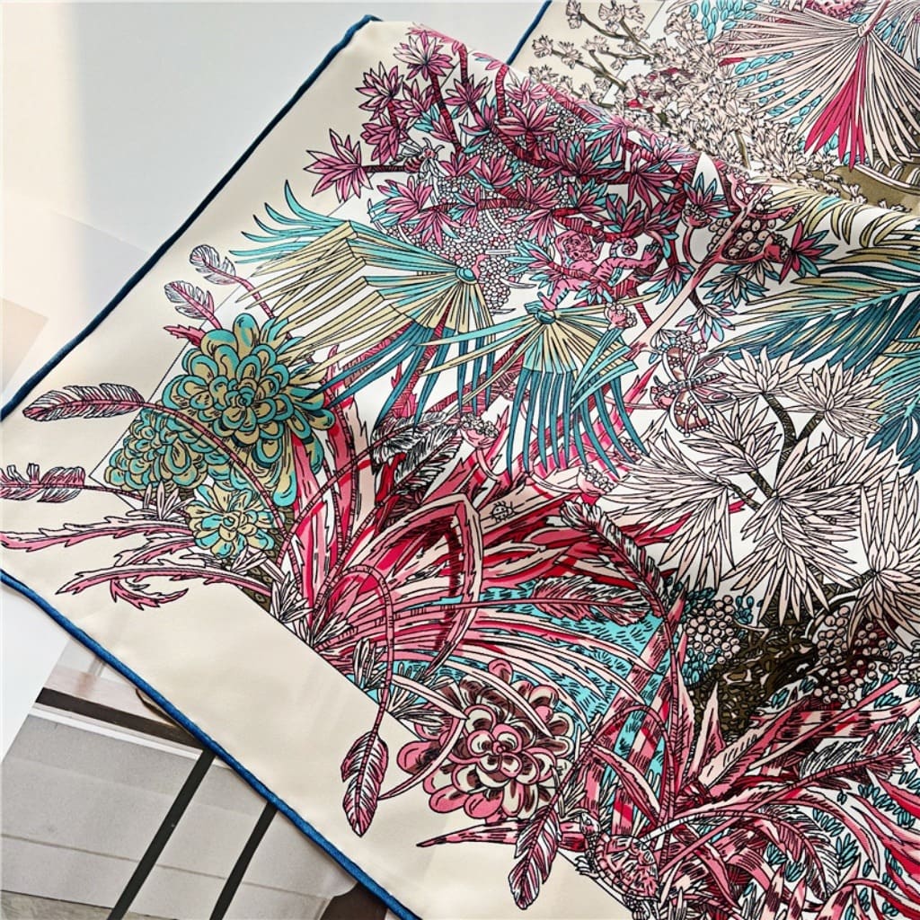 MaraSilk Pure Mulberry Silk Scarf - Square Twill MS311