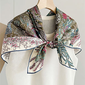 MaraSilk Pure Mulberry Silk Scarf - Square Twill MS311 34" x 34" MS31101