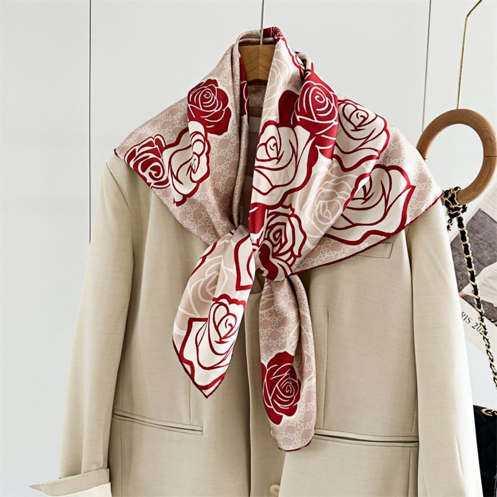 MaraSilk Pure Mulberry Silk Scarf - Square Twill MS312 34" x 34" MS31201