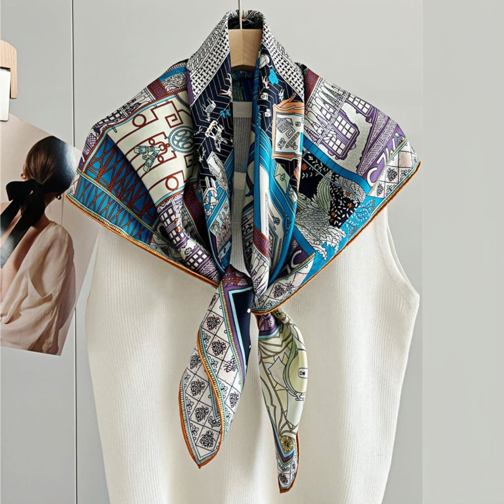 MaraSilk Pure Mulberry Silk Scarf - Square Twill MS313