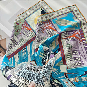 MaraSilk Pure Mulberry Silk Scarf - Square Twill MS313