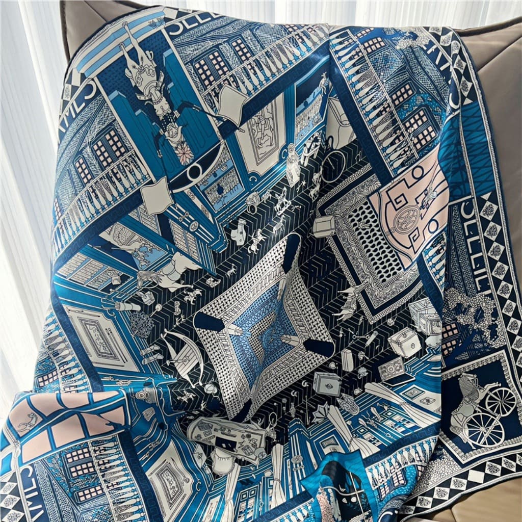 MaraSilk Pure Mulberry Silk Scarf - Square Twill MS313