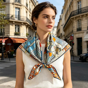 MaraSilk Pure Mulberry Silk Scarf - Square Twill MS313