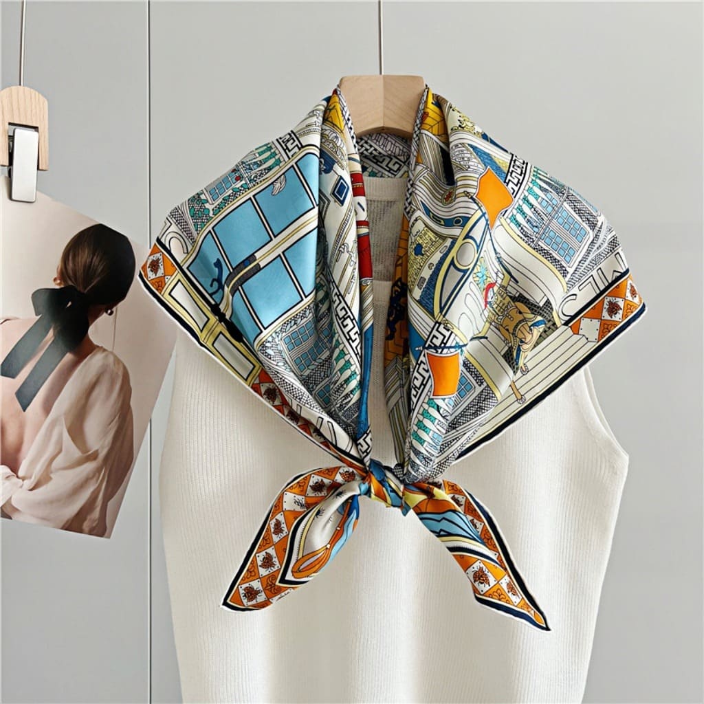 MaraSilk Pure Mulberry Silk Scarf - Square Twill MS313