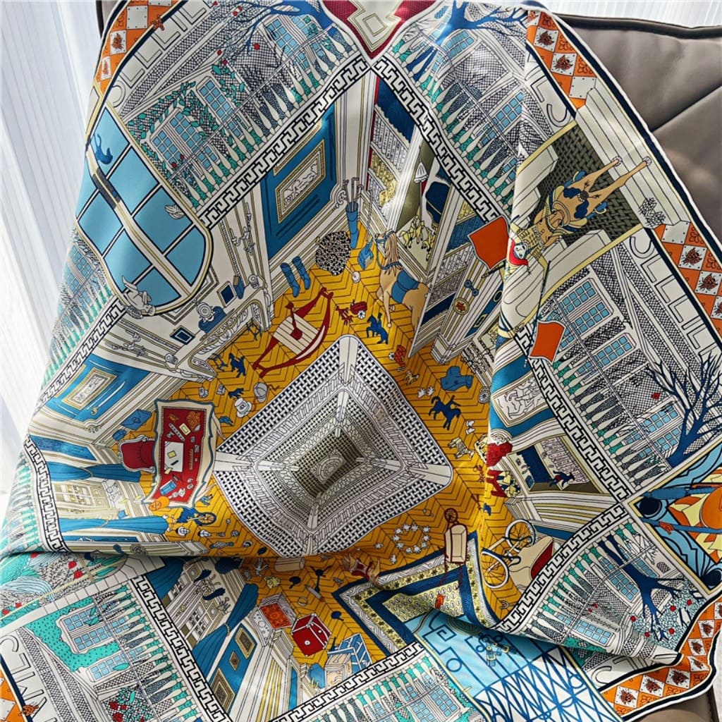 MaraSilk Pure Mulberry Silk Scarf - Square Twill MS313