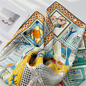 MaraSilk Pure Mulberry Silk Scarf - Square Twill MS313