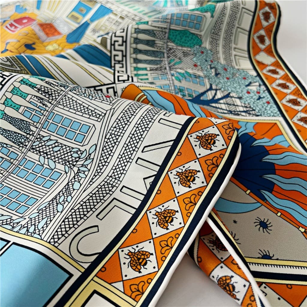 MaraSilk Pure Mulberry Silk Scarf - Square Twill MS313