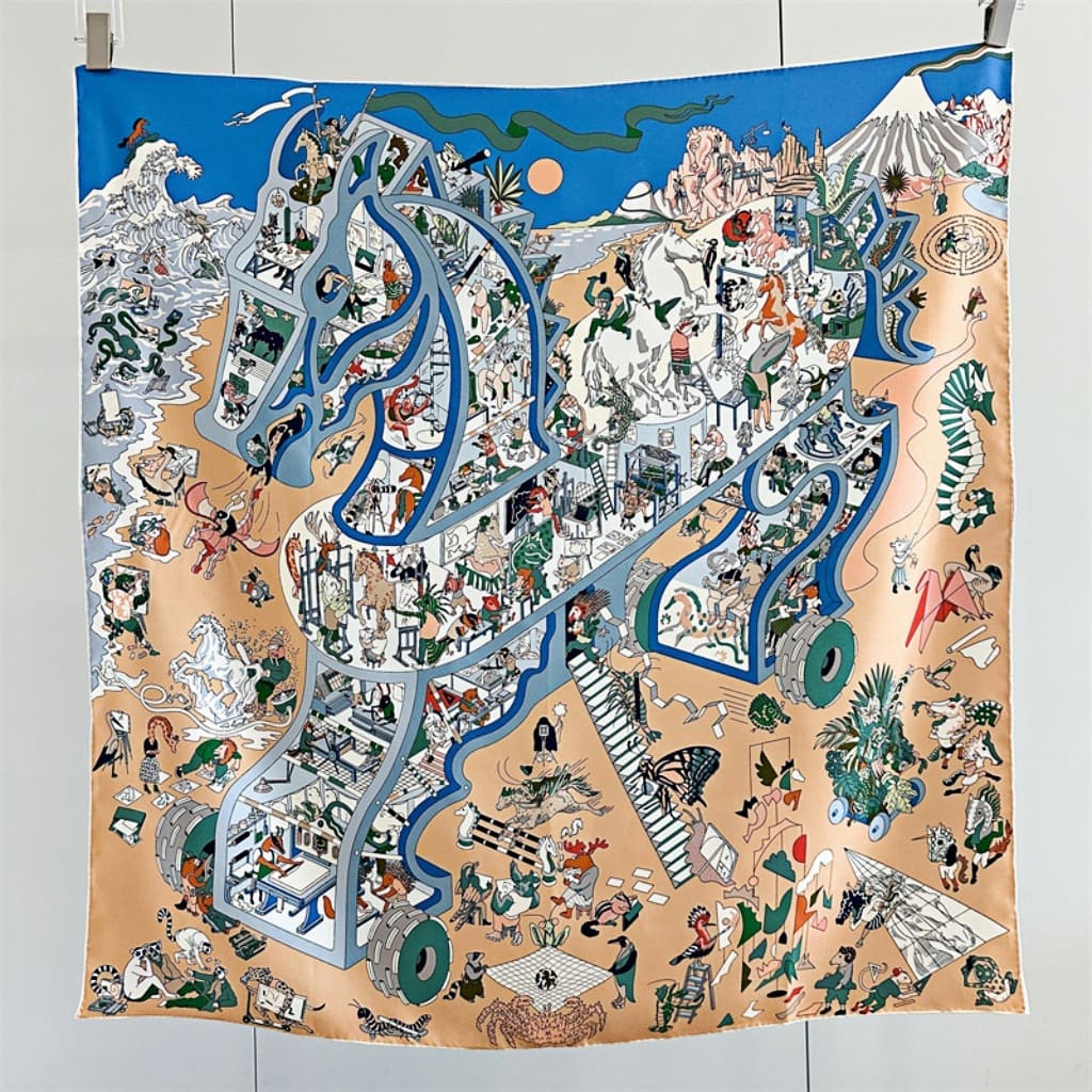 MaraSilk Pure Mulberry Silk Scarf - Square Twill MS314 34" x 34" MS31403