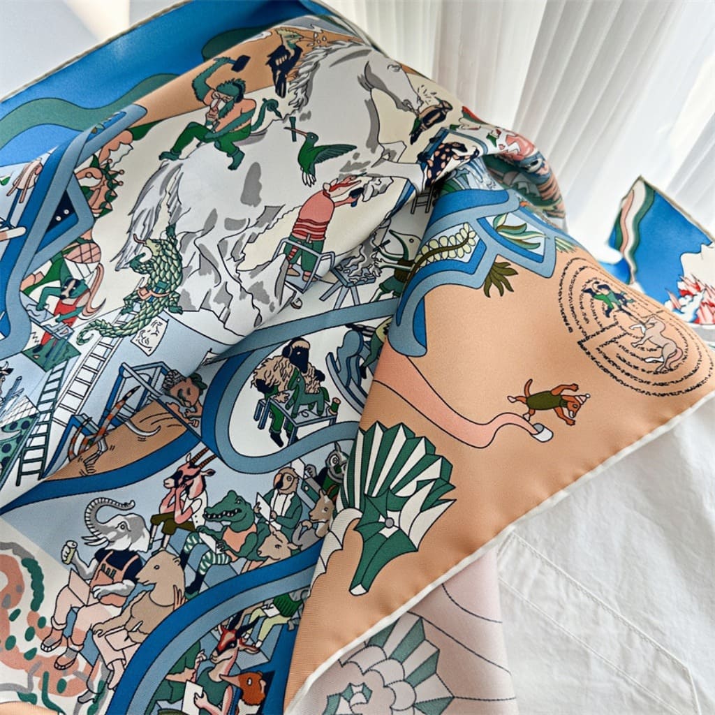 MaraSilk Pure Mulberry Silk Scarf - Square Twill MS314