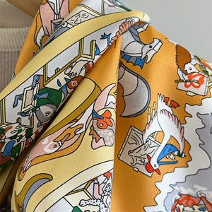 MaraSilk Pure Mulberry Silk Scarf - Square Twill MS314