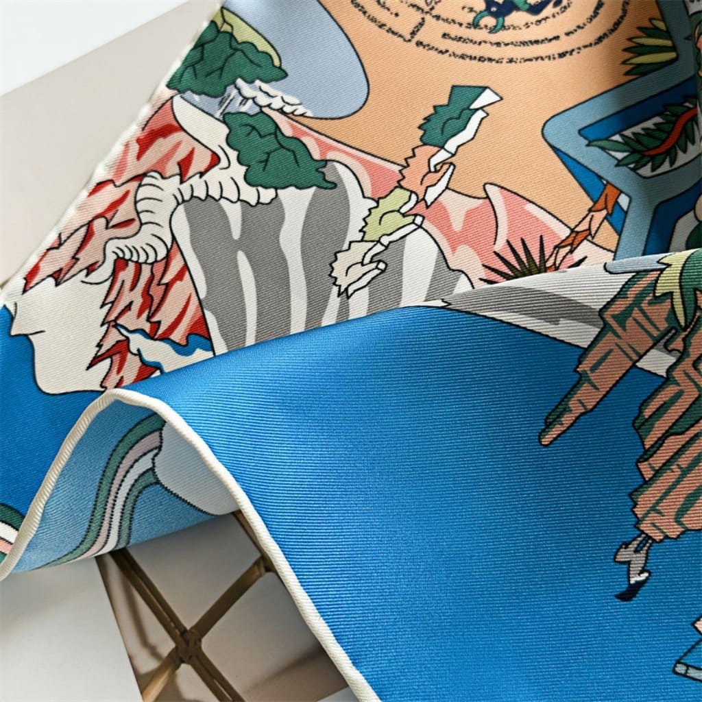 MaraSilk Pure Mulberry Silk Scarf - Square Twill MS314