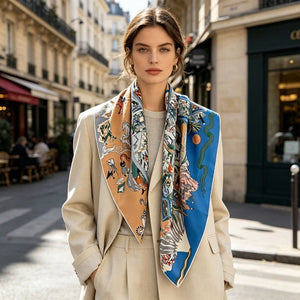 MaraSilk Pure Mulberry Silk Scarf - Square Twill MS314