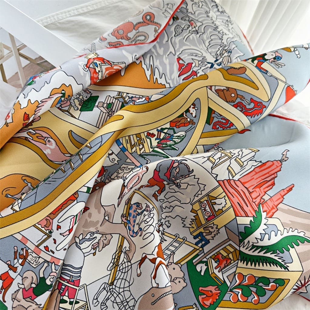 MaraSilk Pure Mulberry Silk Scarf - Square Twill MS314