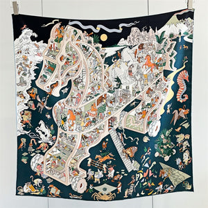 MaraSilk Pure Mulberry Silk Scarf - Square Twill MS314 34" x 34" MS31402