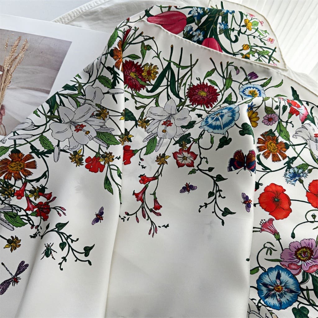 MaraSilk Pure Mulberry Silk Scarf - Square Twill MS316