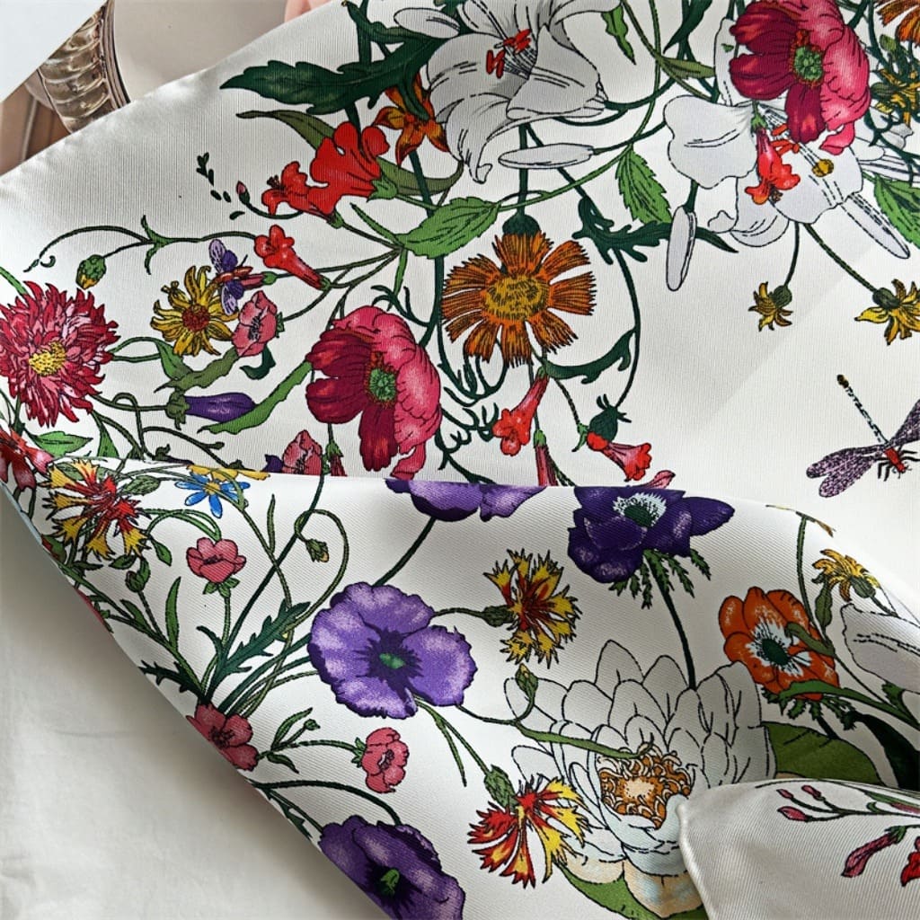 MaraSilk Pure Mulberry Silk Scarf - Square Twill MS316