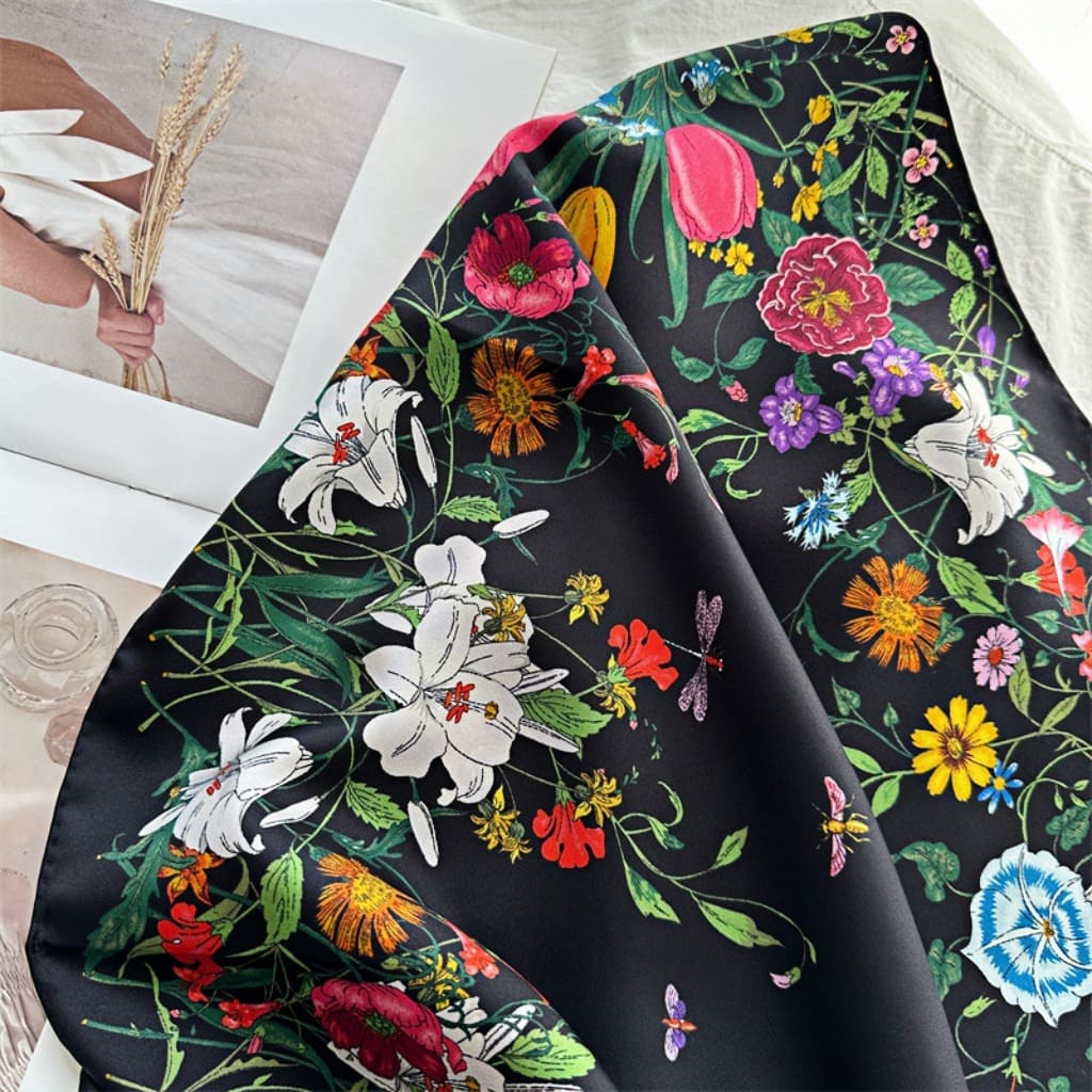 MaraSilk Pure Mulberry Silk Scarf - Square Twill MS316