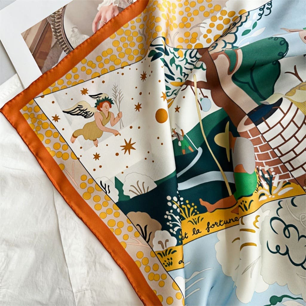 MaraSilk Pure Mulberry Silk Scarf - Square Twill MS317