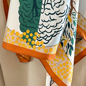 MaraSilk Pure Mulberry Silk Scarf - Square Twill MS317