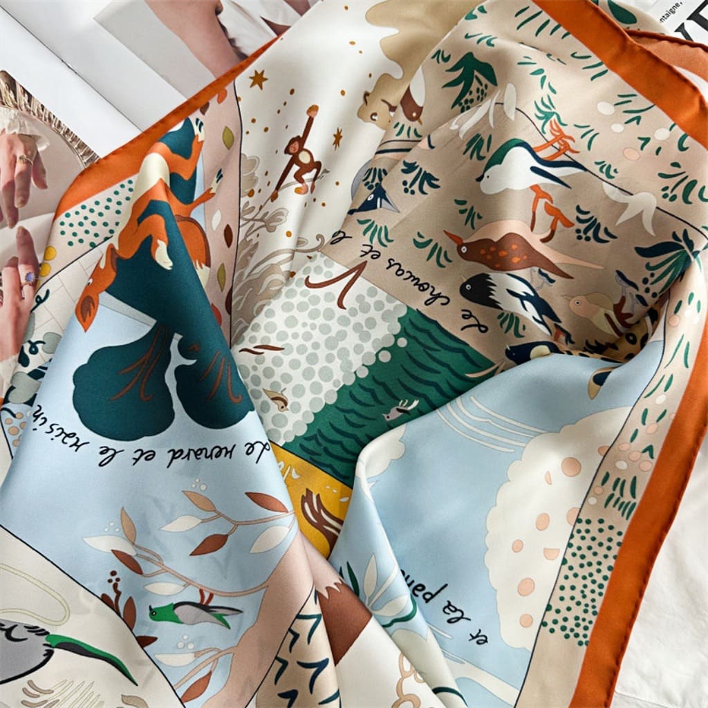 MaraSilk Pure Mulberry Silk Scarf - Square Twill MS317