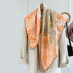 MaraSilk Pure Mulberry Silk Scarf - Square Twill MS318