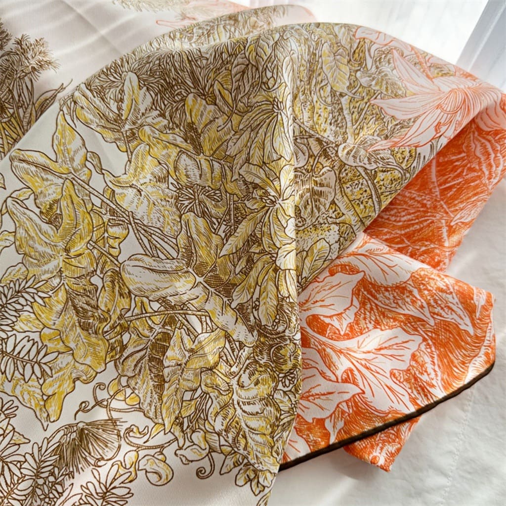 MaraSilk Pure Mulberry Silk Scarf - Square Twill MS318