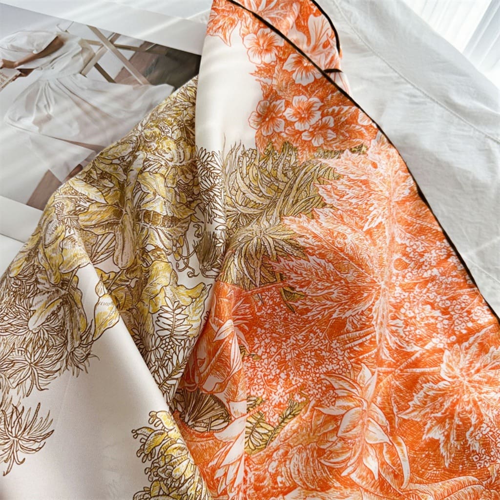 MaraSilk Pure Mulberry Silk Scarf - Square Twill MS318