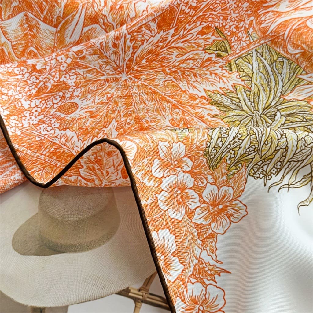 MaraSilk Pure Mulberry Silk Scarf - Square Twill MS318