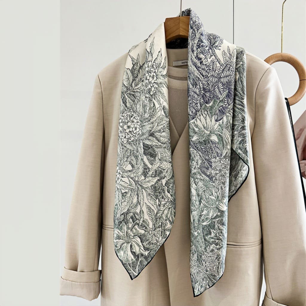 MaraSilk Pure Mulberry Silk Scarf - Square Twill MS318