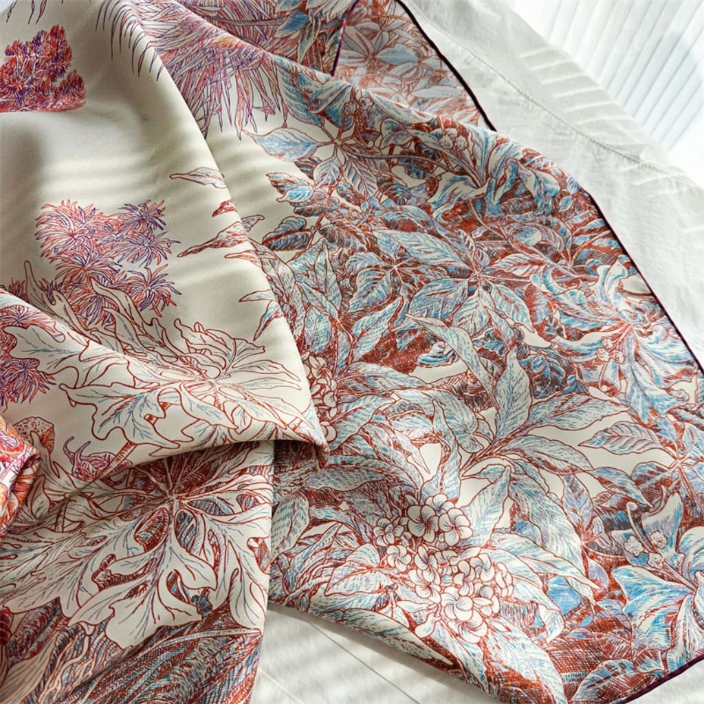 MaraSilk Pure Mulberry Silk Scarf - Square Twill MS318