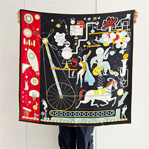 MaraSilk Pure Mulberry Silk Scarf - Square Twill MS319 34" x 34" MS31901