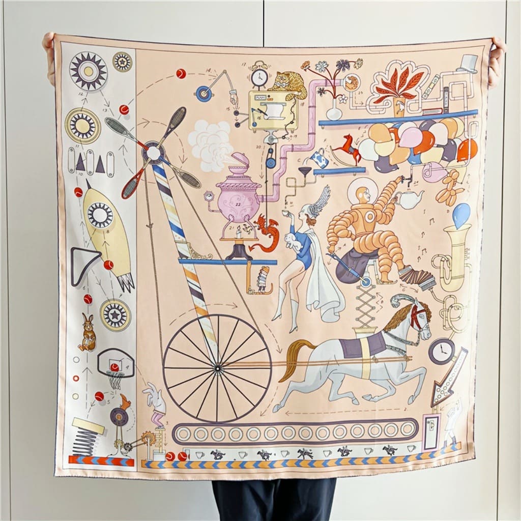 MaraSilk Pure Mulberry Silk Scarf - Square Twill MS319 34" x 34" MS31903