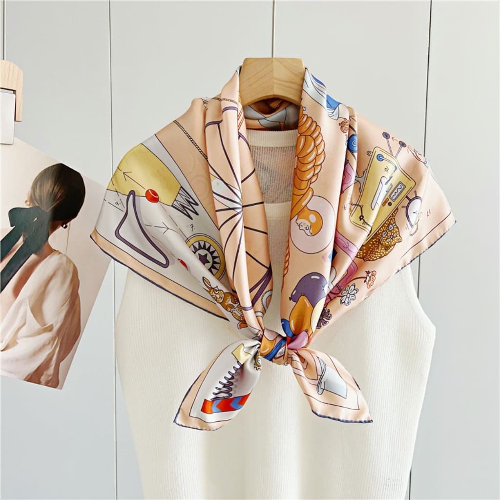 MaraSilk Pure Mulberry Silk Scarf - Square Twill MS319