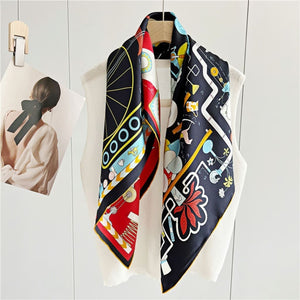 MaraSilk Pure Mulberry Silk Scarf - Square Twill MS319